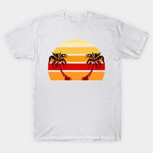 Minimalistic Palm Trees T-Shirt